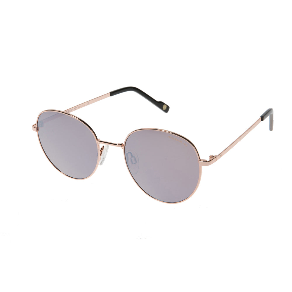 816- shiny rosé gold / lens brown with mirror